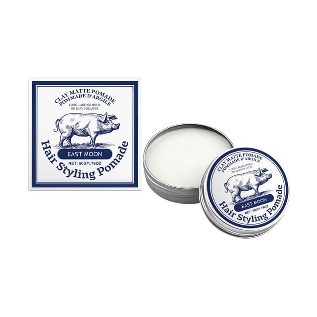 Supplier photo of Men's Hair Styling Wax Men's Matte Hair Styling Clay Strong Hold Textured Wax Non-greasy Volumizing