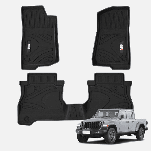 Supplier photo of Car Floor Mat For 2022 Up -Jeep Gladiator JT 4 Doors TPE Foot Cover Car Accessories