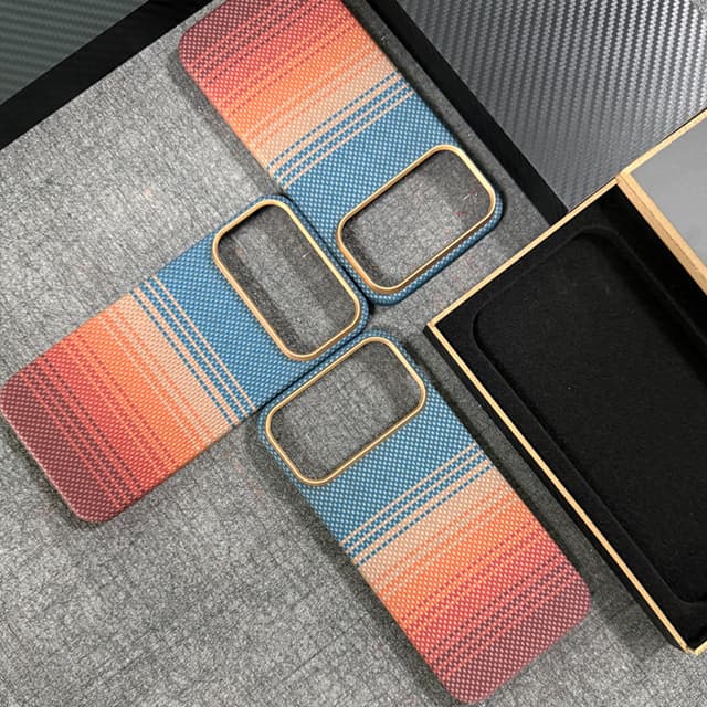 Supplier photo of Kevlar Phone Case Aramid Fiber Protective Cover